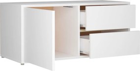 vidaXL Έπιπλο Τηλεόρασης Λευκό 80 x 34 x 36 εκ. από Επεξ. Ξύλο