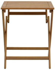 Τραπέζι Perdu πτυσσόμενο φυσικό ξύλο ακακίας 60x60x72εκ 60x60x72 εκ.