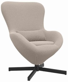 vidaXL Κάθισμα-αυγό Ανοιχτό γκρι 63 x 73 x 90 εκ