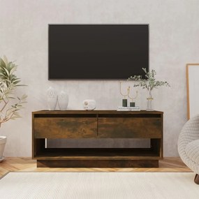 Έπιπλο Τηλεόρασης Καπνιστή Δρυς 102x41x44 εκ. Επεξ. Ξύλο 812972