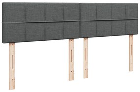 ΚΡΕΒΑΤΙ BOXSPRING ΜΕ ΣΤΡΩΜΑ ΣΚΟΥΡΟ ΓΚΡΙ 180X200 ΕΚ ΥΦΑΣΜΑΤΙΝ 3286760