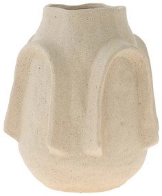 Βάζο Κεραμικό Μπεζ Matte 17,7x23,2εκ. Zen Collection 24.21.50175
