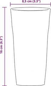 vidaXL Ποτήρια 6 Τεμ. 475 ml