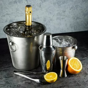 Προϊόν με ανοιχτή συσκευασία: Σετ κοκτέιλ Kinghoff KH 1708, 9 τεμαχίων, 600/750 ml, Inox
