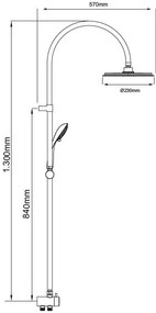 Κολώνα ντουζ Opera