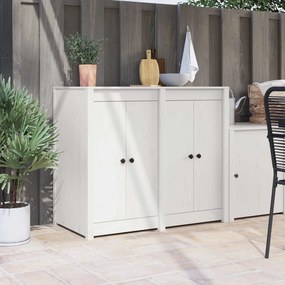 vidaXL Πόρτα κουζίνας MEPPEL 2 pcs Λευκό 50 x 9 x 82 εκ
