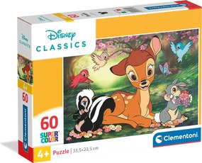 Clementoni Παιδικό Παζλ Super Color Disney Classics 60 τμχ