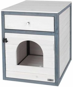 Κουτί απορριμμάτων γάτας Kerbl Μπλε Λευκό Πλαστική ύλη