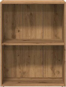 vidaXL Βιβλιοθήκη Αρτισιανή Δρυς 60x30x77 εκ. από Επεξεργασμένο Ξύλο
