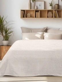 Κουβέρτα Πικέ PIKONA BEIGE κουβέρτα-πικέ-220-x-240-εκ