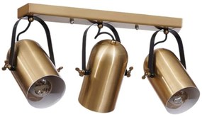 Φωτιστικό Οροφής - Σποτ 534LUN5871 55x11x25cm 3xE27 40W Gold Opviq