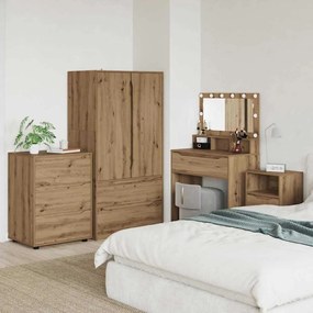 vidaXL Ντουλάπι αποθήκευσης Artisan Oak 60 x 48 x 81 εκ