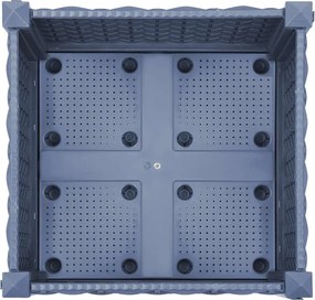 vidaXL Ζαρντινιέρα 40 x 40 x 71 εκ. από Πολυπροπυλένιο