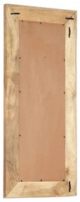 vidaXL Καθρέφτης Σκαλιστός στο Χέρι 110x50x2,5εκ από Μασίφ Ξύλο Μάνγκο