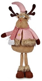 Ράφηνο Χριστουγέννων Krist+ Καφέ Ροζ 24 x 63 x 27 cm