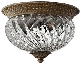 Πλαφονιέρα Φωτιστικό Οροφής 2xE27 Plantation Elstead Lighting-HK-PLANT-F-S-PZ-Μπρονζέ HK-PLANT-F-S-PZ