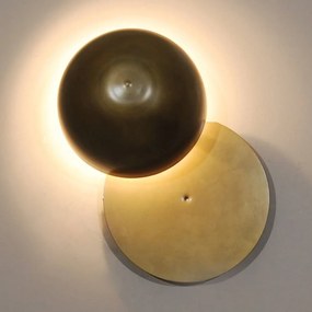 Φωτιστικό Τοίχου - Απλίκα HL-3592-1S 77-4153 Fallon Old Bronze  Homelighting Metal