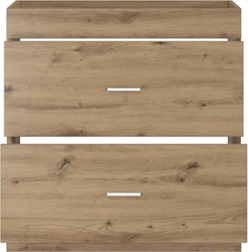 vidaXL Ντουλάπι Κάτω από τον Νιπτήρα Artisan Δρυς 78,5 x 37,5 x 81 εκ