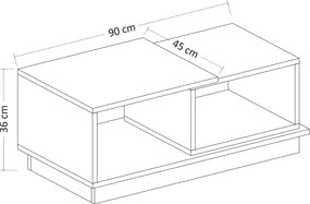 Coffee Table Consept - Anthracite Anthracite
Oak