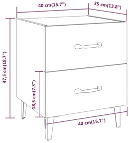 ΚΟΜΟΔΙΝΟ ΜΑΥΡΟ 40 X 35 X 47,5 ΕΚ. 811990