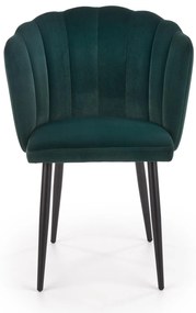 K386 chair, color: dark green DIOMMI V-CH-K/386-KR-C.ZIELONY