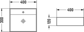 Mexen Mini νιπτήρας πάγκου 40 x 30 εκ, μαύρο ματ - 21094085