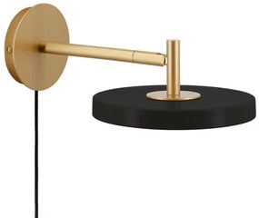 Απλίκα Φωτιστικό Τοίχου LED 12W Dimmer 25cm Reading Light Asteria Wall Lamp Umage-2275-Μαύρο 2275