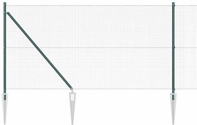 vidaXL Στύλος Περιφράξεων Πράσινο