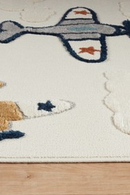 Stewehome Μαλακό χαλί παιδικού δωματίου με μπουκλέ υφή 180x250x12 cm