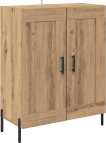 vidaXL Highboard Artisan Oak 69,5 x 34 x 180 εκ. Επεξεργασμένο ξύλο
