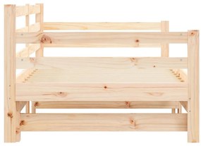 vidaXL Καναπές Κρεβάτι Συρόμενος 80 x 200 εκ. Μασίφ Ξύλο Πεύκου