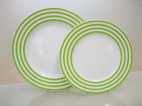 Σερβίτσιο Φαγητού Σετ 20τμχ Πορσελάνης Viva Green CRYSPO TRIO 24.441