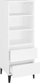 vidaXL Ντουλάπι Λευκό 40 x 36 x 110 εκ. από Επεξεργασμένο Ξύλο