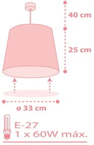 Φωτιστικό οροφής Ango Starlight-Roz