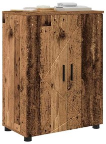 vidaXL Ντουλάπι Μπάνιου Παλαιό ξύλο 60 x 35 x 80 εκ Επεξεργασμένο ξύλο