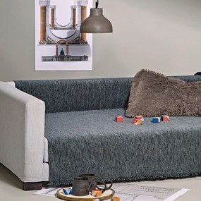 Ριχτάρι Kanon 24 Dark Grey Kentia Three-Seater 180x300cm Chenille,Cotton,Polyester
