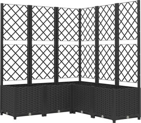 vidaXL Κήπος Μαύρο 120 x 120 x 136 cm