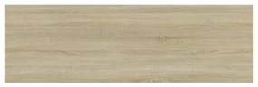 vidaXL Ράφια Βιβλιοθήκης 4 τεμ. Sonoma Δρυς 80x20x1,5 εκ. Μοριοσανίδα