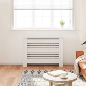 vidaXL Κάλυμμα Καλοριφέρ Λευκό 112 x 19 x 81,5 εκ. από MDF
