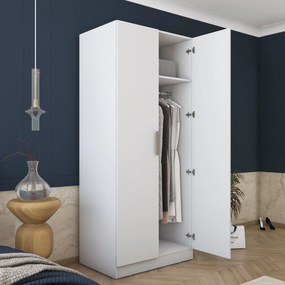 Ντουλάπα Λευκό BREBAN 90x57.5x210