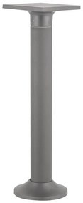 Adeleq Led Κολώνα PC ΄Εμμεσου Φωτισμού Τετράγωνη H70Cm 8W 3000Κ Ip54 Γκρι 9-899086