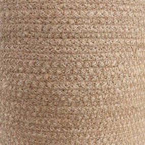 vidaXL Σετ Γλαστρών 2 pcs Φυσικό Ø 21 x 21 εκ 100% Γιούτα Τοσσά