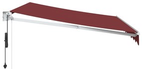 vidaXL Τέντα Πτυσσόμενη Αυτόματη Μπορντό 300x250 εκ.