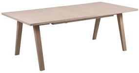 Τραπέζι Oakland C102, Ελαφριά δρυς, 74x100x210cm, 83 kg, Επιμήκυνση, Φυσικό ξύλο καπλαμά, Πλαστικοποιημένη μοριοσανίδα, Ξύλο, Ξύλο: Δρυς | Epipla1.gr