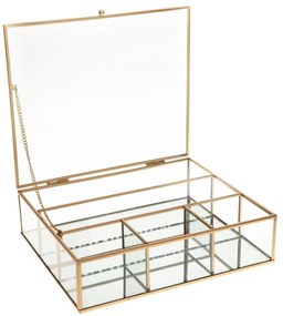 Μπιζουτιέρα 5 Θέσεων (27x22.5x7.5) A-S Gold Box 157216B
