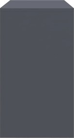 vidaXL Ντουλάπι αποθήκευσης Ανθρακί 90 x 40 x 70 cm Ατσάλι
