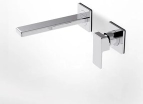 La Torre Profili Chrome Μπαταρία Νιπτήρος Εντοιχισμού 2 Οπών 45200-100