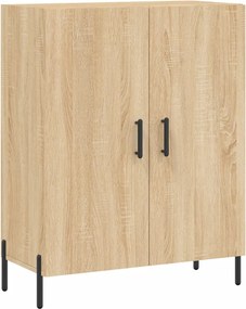 vidaXL Ντουλάπι Sonoma δρυς 69,5 x 34 x 180 εκ. από Επεξεργασμένο Ξύλο