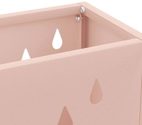 vidaXL Σχέδιο & βάση αποθήκευσης Ροζ 28 x 12 x 41 εκ Ατσάλι