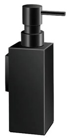 Dispenser Αντλία Σαπουνιού 500ml Επιτοίχιο 5x6,5x18,5 cm Brass Black Mat Sanco Metallic Bathroom Set 91353-M116
